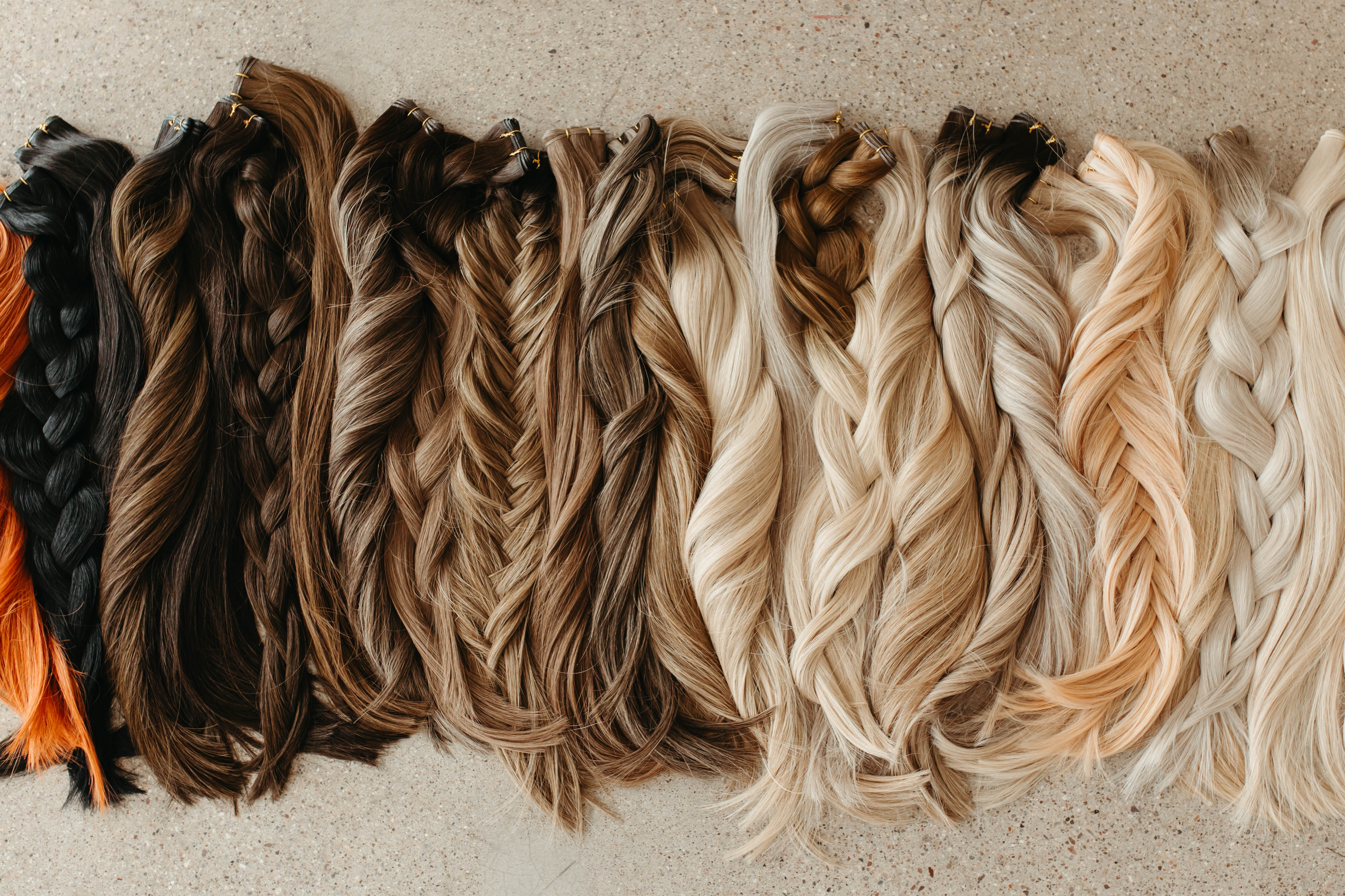 Hand Sewn Weft Extensions Platform Hair Extensions