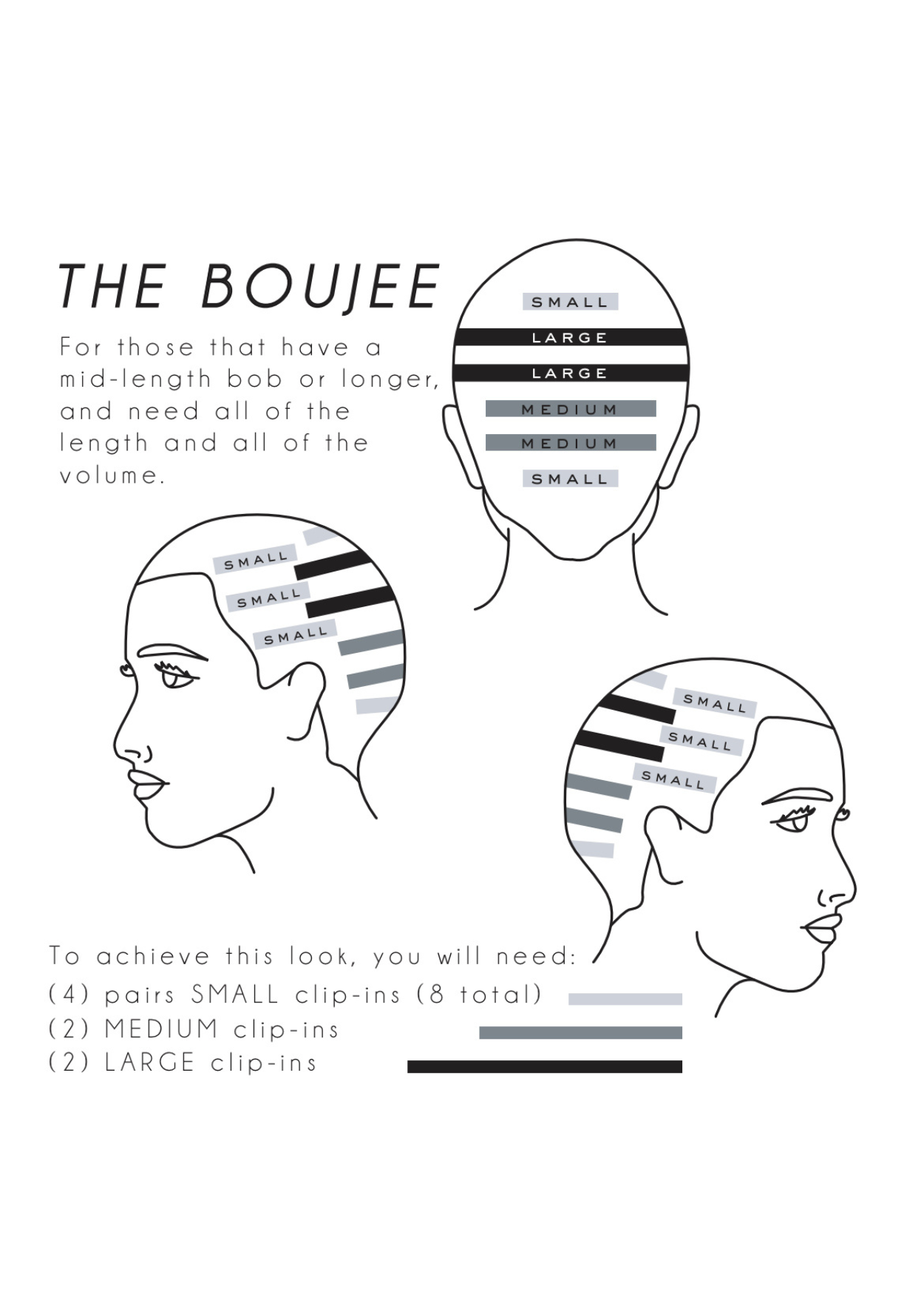 Rooted 18 22 blend custom clip in hair extensions Platform