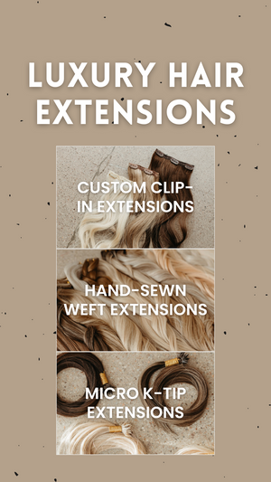 Platform Extensions Luxurious Weft & Micro K-Tip Extensions | Platform Hair Extensions