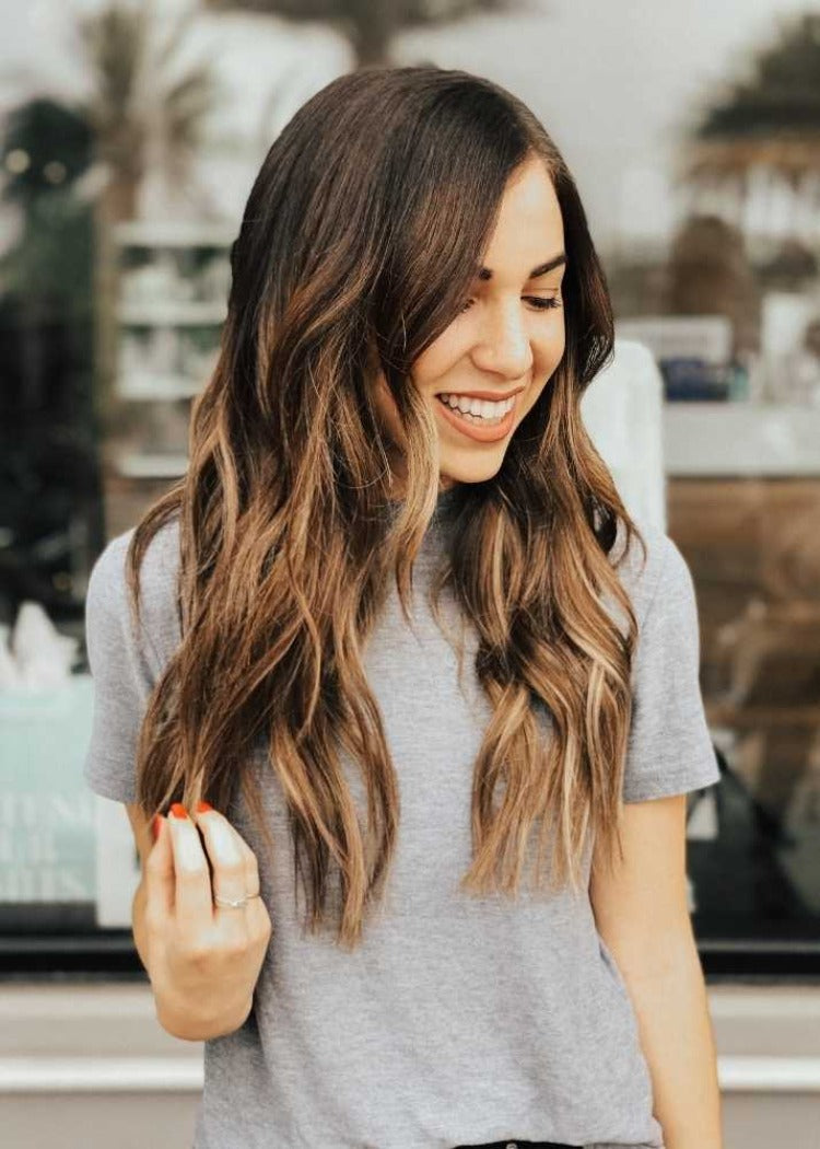 Platform Extensions #3/8 Ombré — Micro K-Tip hair extensions – Platform Hair Extensions