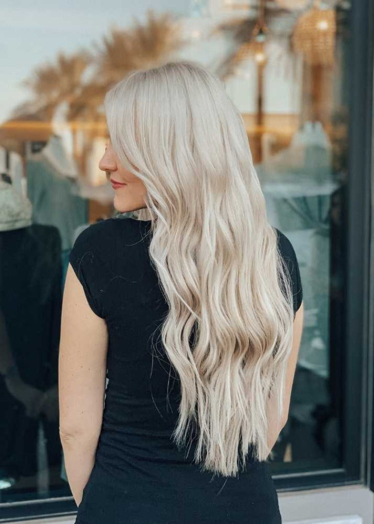 #60 platinum blonde — Micro K-Tip Hair Extensions – Platform Hair ...