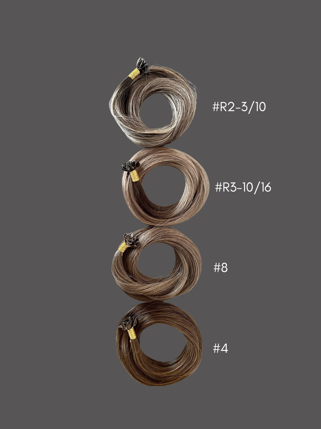 Platform Extensions #8 caramel bronde — Micro K-Tip Extensions – Platform Hair Extensions